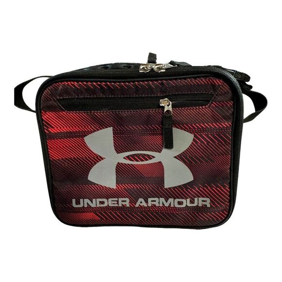 Under Armour Lunch Box Cooler Bag - Red & Black Design Insulated & Durable Bag - Picture 1 of 9